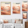 thumbnail image 4 of Designart "Minimalist Scenery Of The Canyon Desert II" Canyon Floater Framed Wall Art Living Room, 4 of 5