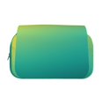 thumbnail image 2 of Disketp Teal To Yellow Gradient Estuche de Lápices de Doble Capa con Tapa Abatible y Cremallera, Organizador Escolar para Adolescentes y Adultos, 2 of 7