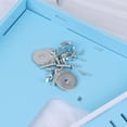 thumbnail image 3 of OULII Pet Platform Blue with Ladder and Platform Design Safe Durable for Small Animals, 3 of 4