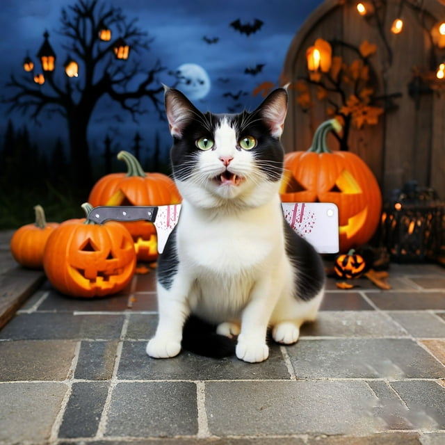 BKER Costume d'Halloween pour Animaux de Compagnie pour Chiens Chats Tenue Mignonne Déguisement d'Animal Tenue de Fête avec Design Confortable