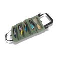 thumbnail image 2 of PENGGONG Tool Roll Up Bag Zippered Bag 5 Pockets Canvas Tool Organizer Portable Tool Roll-up Pouch T, 2 of 7