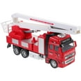 thumbnail image 4 of WHAMVOX Fire Fighting Truck Emergency Vehicle Fire Truck Model Toy Kids Pull-back Vehicle Model, 4 of 8