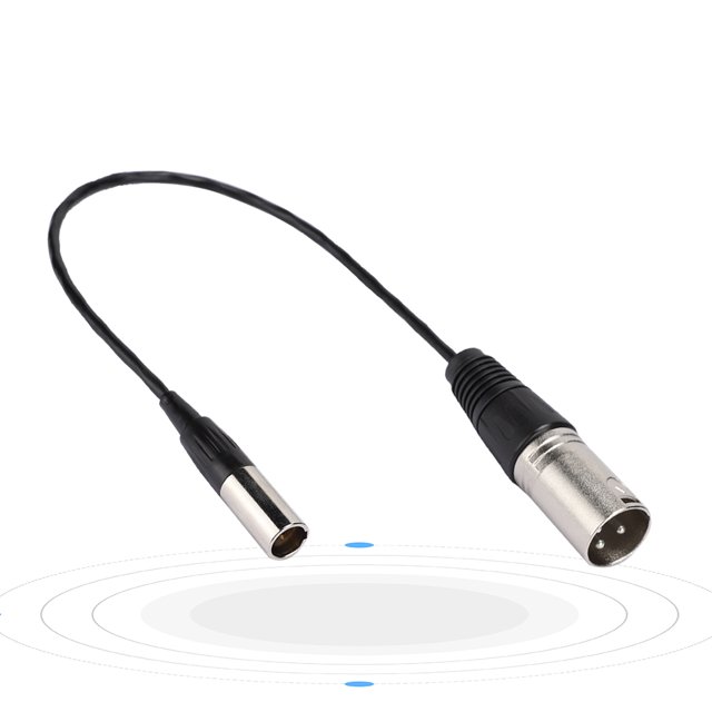 Câble Audio Durable pour Appareil Photo, Mini XLR 3 Broches à XLR, pour Appareils Photo Reflex