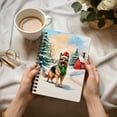thumbnail image 3 of Hello Winter German Shepherd Frosty Morning Walk Welcome Snowy Christmas Spiral Bound Journal Alsatian Dog Lover Gifts 5x7in Spiral Notebook - 02018, 3 of 5