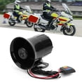 thumbnail image 4 of Alarma de advertencia para vehículos, sirena de advertencia con megáfono para automóvil o motocicleta de 12 V y 30 W de primera línea, 4 of 9