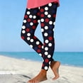 thumbnail image 3 of WAGUTH Women's Print High Waist Leggings Color Block Full-Length Yoga Pants Butt Lifting Workout Running Tights S-3XL, 3 of 4