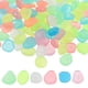 thumbnail image 1 of 400 piedras luminosas que brillan en la oscuridad para peceras, jardines y paisajismo Decoraciones de acuarios y caminos al aire libre Piedras de resina luminosas, 1 of 7