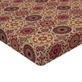 thumbnail image 2 of Ambesonne Moroccan Fitted Sheet 2 Pcs Set, Bohemian Flora, Twin, Multicolor, 2 of 3