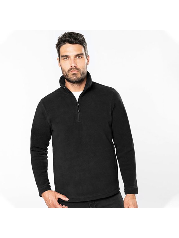 Mens Enzo 1/4 Zip Fleece Top