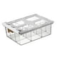 thumbnail image 5 of Caja de almacenamiento para calcetines, ropa interior y armario con divisores portátiles y cajón extraíble debajo del estante. rejilla grande y 9, 5 of 9