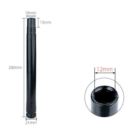 

1/2 Electric Wrench Ceiling Socket Extended Socket Adapter Hollow M8 Screw Rod