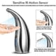 thumbnail image 2 of Automatic Soap Dispenser, Touchless Hand Sanitizer Dispenser, Sensor Soap Dispenser With Waterproof For Kitchen, Bathroom And Shower - Silver, 2 of 5