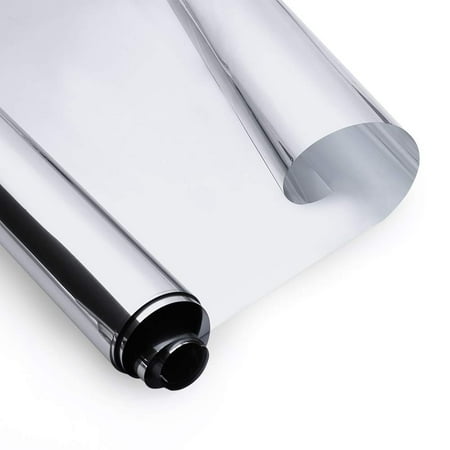 Rabbitgoo One Way Window Film Anti UV Window Film Removable Decorative Heat Control Privacy Glass Tint Home Office Windows