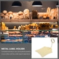 thumbnail image 2 of Weiweiguan 3pcs Price Tag Holder Metal Bakery Label Holder Supermarket Price Tag Clips, 2 of 7