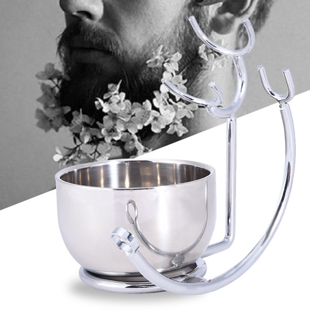 Men's Shaving Set Shaving Brush Holder And Stainless Steel Soap Bowl