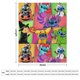 thumbnail image 2 of Bonita manta con puntadas y estampado de dibujos animados, ligera, cálida y suave, para adultos, niños y niñas, 50 x 40 pulgadas, 2 of 5