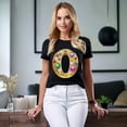 thumbnail image 2 of Letter Shirt, Shirt with Letters, Tee Shirt with Gold Letters, 2 of 18