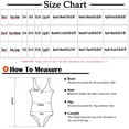 thumbnail image 3 of Leesechin 2024 Womens Bikinis Cute Juniors Solid Color Backless Bikini One-Pieces Swimwear Swimsuit Beachwear Set, 3 of 5