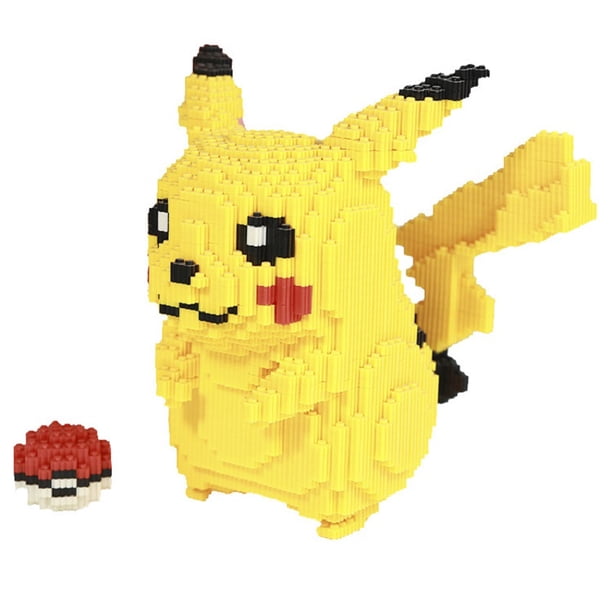 5210 piezas/set Pokémon Anime Pikachu Diamond Micro Building Blocks Juegos Modelo Ladrillos Figuras Juguetes de descompresión para niños Regalo