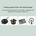thumbnail image 3 of TFixol Réchaud de Camping Pliable Compact avec Flamme Réglable, Brûleur à Gaz Portable 2400W pour Cuisine Extérieure, Randonnée et Pique-Niques, Inclut Sac de Transport, Options Noir/bleu, 3 of 7