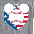 thumbnail image 3 of Disney - Americana - Mickey Baseball Flag Diamond - Adult Short Sleeve Graphic T-Shirt, 3 of 5