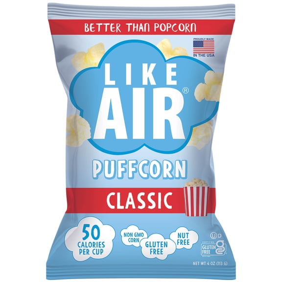 Like Air Puffcorn Classic Butter Flavor 4oz Bag