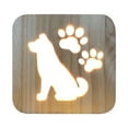 thumbnail image 2 of Daily Qaailabf Wood Three-dimensional Night Light Decoration Gift Light, 2 of 6