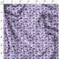 thumbnail image 3 of Soimoi Florals Printed, Poly Canvas Fabric, Decor Sewing Fabric by The Yard 56 Inch Wide,Decorative Fabric for Curtains Tote Bags, Medium Purple, 3 of 6