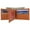 Tan, variant on Mens Genuine Leather Center Flap ID Card Holder Bifold Wallet 52 CF