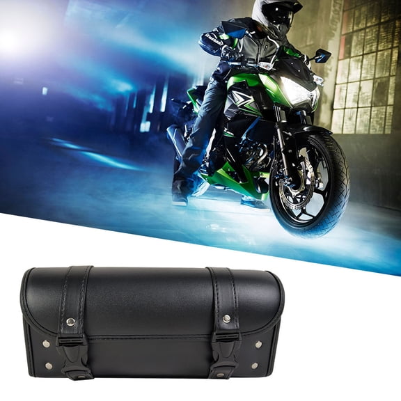 Worgeous Tail Bag for Sport Motorcycle Side Frame Motorbike Saddle Bags Black