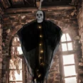 thumbnail image 5 of Hanging Halloween Skeleton Ghosts Decorations Outdoor Haunted Haunted House Prop, 5 of 6