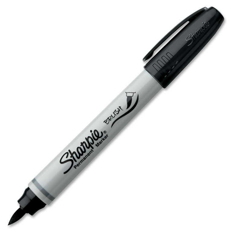 Sharpie Permanent Brush Tip 12-Marker Set, Colorful Assorted