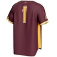 thumbnail image 3 of Men's GameDay Greats #1 Maroon Minnesota Golden Gophers Lightweight Baseball Jersey, 3 of 4