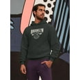 thumbnail image 2 of Brooklyn 1987 College Style Hoodie Men -Image by Shutterstock, Male Small, 2 of 4