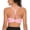 Pink, variant on Women’s Strappy Sports Bra Medium Support – Criss Cross Back Yoga Bra with Removable Pads