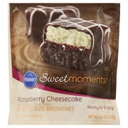 Pillsbury Sweet Moments Bite Size Raspberry Cheesecake Brownies, 5.6 Oz.