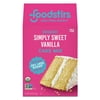 Foodstirs Junk-Free Bakery, Organic Simply Sweet Vanilla Cake Mix, 25% Less Sugar, Dairy Free 18 oz