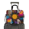 thumbnail image 2 of FORMRS 16" Laptop Bag Carrying Sleeve Case with Handle Travel Shoulder Briefcase, Futuristic Circles, 2 of 8