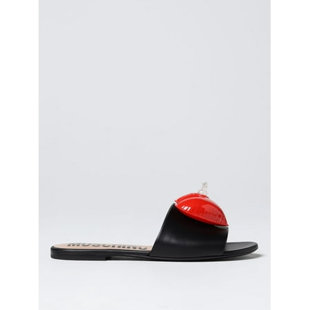 

Moschino Couture Flat Sandals Woman Black Woman