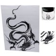 thumbnail image 1 of Car Bonnet Decal, Car Body Sticker Black 19.7x14.2in PVC  for Decoration, 1 of 8