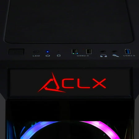 CLX - SET Gaming Desktop - AMD Ryzen 5 3600 - 16GB Memory - NVIDIA GeForce RTX 3060 Ti - 240GB SSD + 2TB HDD