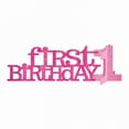 thumbnail image 1 of Amscan Sweet 1st Birthday Girl Glitter Centrepiece, 1 of 1