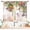 Floral-12, variant on Floral Curtains for Kitchen, Watercolor Summer Spring Floral Blossom Colorful Botanical Nature Flower Small Short Cafe Window Drapery Treatments for Bedroom Living Room Bathroom 2 Panels, 55x39 Inch