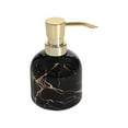 thumbnail image 4 of Distributeur de Savon Liquide en Céramique avec Pompe Réutilisable Bouteille de Pompe Liquide Multifonction Noire, 4 of 8