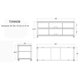 thumbnail image 5 of Soporte para TV TransDeco con ruedas y 2 estantes audiovisuales para 30-55 pulgadas, 5 of 5