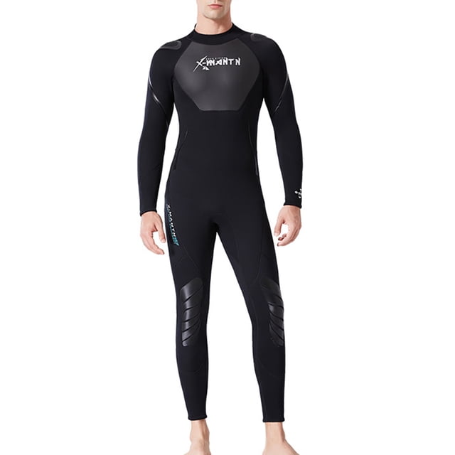 Naiovety Trajes de neopreno DiveSail, traje de buceo, pantalones de manga larga de secado rápido, mono que mantiene el calentamiento para bucear, bucear, Deportes acuáticos Hombre/Negro L Naiovety OD003279-03