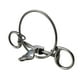 thumbnail image 2 of Broca de caballo Broca de boca de caballo para caballos Ecuestres con ganchos de bordillo Equipo de entrenamiento de rendimiento de cadena Anillos de Cola bocado de caballo, 2 of 8