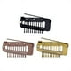 thumbnail image 3 of Pack of 10 Strong Chunni Clips with Pin, Easy to Use with Dupatta, Hijab & Tikka Setting Gold, 3 of 5