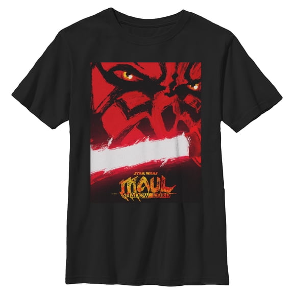 Boys Star Wars: Maul – Shadow Lord Sith Lord Classic Poster T Shirt