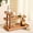 Coffee #3, variant on Wooden Multi-Tier Storage Display Rack | Desktop Decorative Stand for Tea Set Cups Perfume Cosmetics | Solid Wood Organizer for Home Kitchen Office | 12.4 x 8.86 x 6.1 Inch